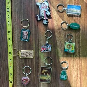 Assorted Vintage Keychain Collection